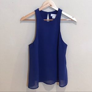 Finders Keepers Royal Blue Sleeveless Top